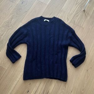 ZARA NAVY BLUE KNIT